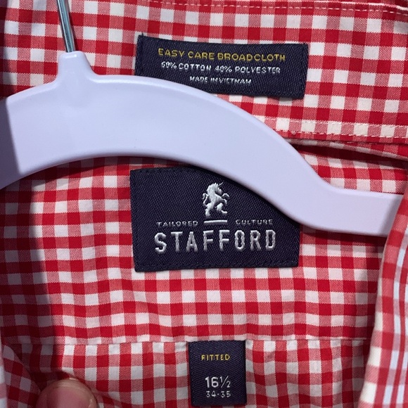 Stanford Mens Button Down Athletic Fit - Picture 2 of 3
